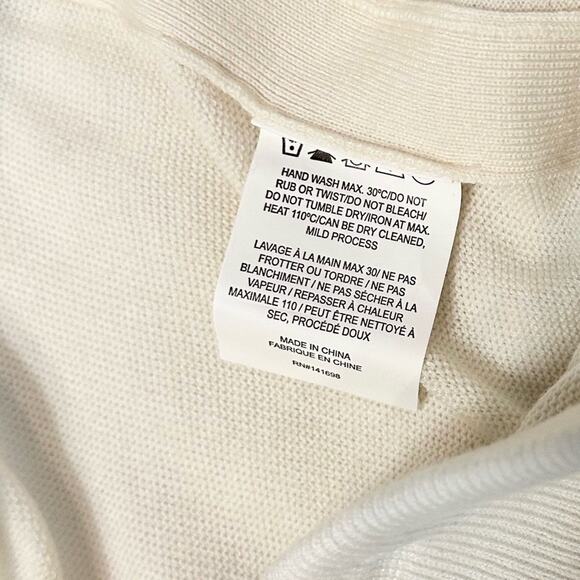 RAMY BROOK Ivory Knit Rowan Sweater Pant SZ L $325 - Picture 8 of 9